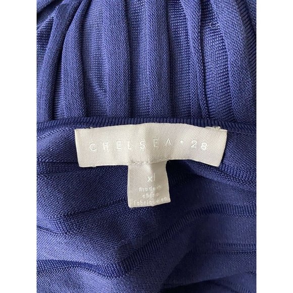 Chelsea28 Dress Size XL Navy Blue Tank Sweater Dress Maxi Sleeveless Women's - Picture 4 of 5